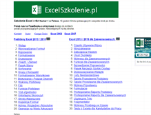 Tablet Screenshot of excelszkolenie.pl